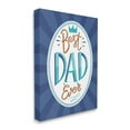 thumbnail image 3 of Stupell Industries Best Dad Ever Striped Phrase Holiday Painting Gallery Wrapped Canvas Print Wall Art, 3 of 5