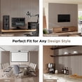 thumbnail image 2 of Easy4Home 6-Piece Wood Soundproof Wall Panels 94" x 7.9" Soundproof Wall Panels, Walnut, 2 of 7