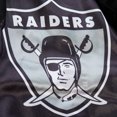 thumbnail image 7 of Men's Mitchell & Ness Black Oakland Raiders Double Down Satin Full-Snap Jacket, 7 of 7