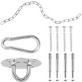thumbnail image 3 of Evjurcn Hammock Hanging Kit Stainless Steel Swing Hanger Set Heavy Duty Hanging Chair Wall Hangers Sturdy Yoga Bag Hanging Hook Set Swing Chair Hanging Kit for Swing Chairs Hanging Chairs, 3 of 6