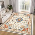 thumbnail image 6 of 1PC Floral Pattern Area Rug Partial Carpet, Lightweight Washable Easy-to-Manage Carpet Mat Festival Gift, Suitable for Living Room, Bedroom, Dining Room, Office, Foyer, Room Accessones, 6 of 8