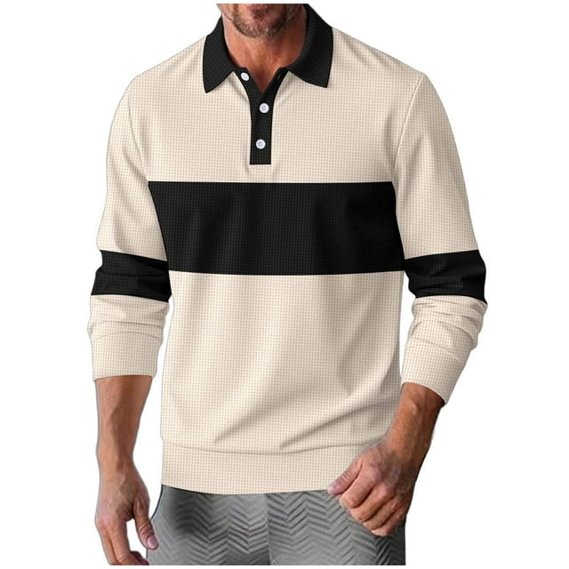 Kalauyu Mens Long Sleeve Shirt Classic Button Basic Solid Color Designed Collared Shirt Fashion Casual Shirts