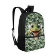 thumbnail image 2 of Uourmeti Dino Breaks Camo Adjustable Padded Straps Comfort Backpack for Work Travel, Adjustable Shoulder Straps Durable Daily Backpack Large Storage Space Daypack, 2 of 6