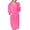 Hot Pink, variant on VANLOFE Unisex Warm Pajamas Household Clothes Solid Bathrobe Lengthened Night-robe Woman's Nightgown Hooded Robes Black Robes Sleepwear for Woman M-3XL