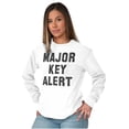 thumbnail image 4 of Major Key Alert Rap Entrepreneur Long Sleeve TShirt Men Women Brisco Brands X, 4 of 6