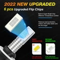 thumbnail image 3 of 2x 880 8000K Ice Blue 40W High Power LED Fog Light Driving Bulb DRL, 3 of 10