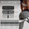 thumbnail image 1 of 3pcs Workout Bands 3 Resistance Levels Soft Non-slip Loop Exercise Bands For Gym Sports Yoga, 1 of 5
