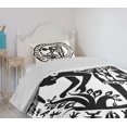 thumbnail image 4 of Ambesonne African Quilted Bedspread Set 2 Pcs, Tribe Woman Frame, Twin Size, Black and White, 4 of 6