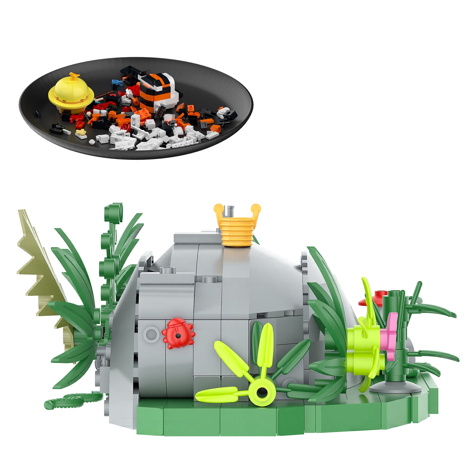 Calvin and Hobbes Adventure Building Blocks Set (427 PCS) – LEGO Compatible, Explorer Theme Toy | Collectible Decor Gift for Fans & Kids 8+