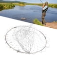 thumbnail image 1 of Cabeza De Red De Aterrizaje De 39 Cm, Red De Pesca Brail Plegable Tejido De Malla Grande Portátil Para Capturar Peces Para Capturar Pájaros, 1 of 7