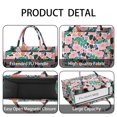 thumbnail image 4 of Large Capacity Tote Bag,Pioneer Flower Floral Print Pattern Handbag Fashion Luxury Tote Bag,15.7"x13"x 5.1" Inches,Laptop Compatible, 4 of 6