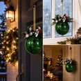 thumbnail image 4 of FeiBiQiuBi Metal Christmas Bell, 14.6 Inch Christmas Jingle Bells with Buffalo Plaid Bow, Farmhouse Hanging Door Decor for Front Door, Porch and Christmas Tree Holiday, 4 of 7