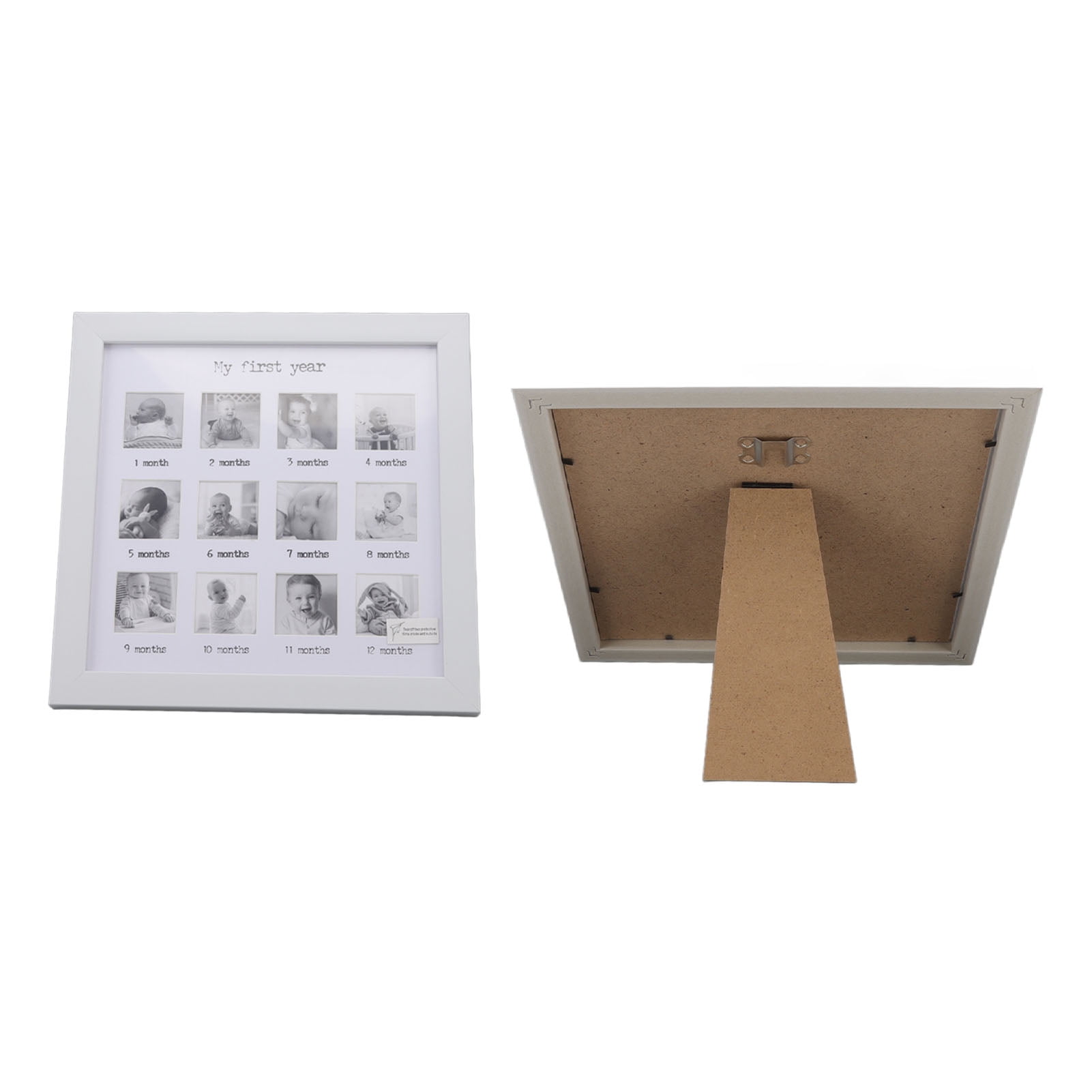 Baby Keepsake Photo Frame, Record , Sturdy Density Board, Easy To Display