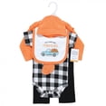 thumbnail image 2 of Hudson Baby Infant Boy Cotton Layette Set, Pumpkin Truck, 3-6 Months, 2 of 6
