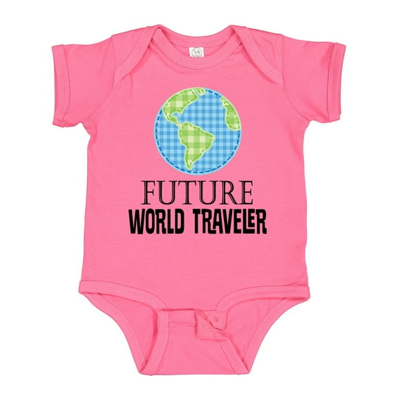 Inktastic Future World Traveler Cute Vacation Boys or Girls Baby Bodysuit