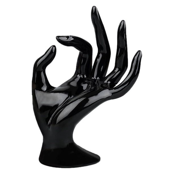 Guardurnaity Maniquí OK Guante de mano Brazalete Soporte de exhibición de joyería Soporte de Negro Suave Almacenamiento de maniquí Especial Ropa, zapatos y accesorios Miscelánea Negro