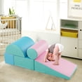 thumbnail image 4 of Gymax 5 PCS Kids Climb & Crawl Activity Playset Soft Foam Block Toddler Play Structure, 4 of 10
