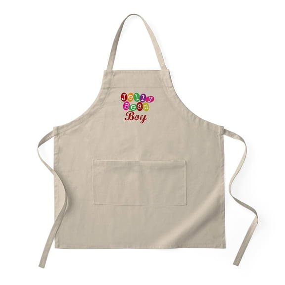 CafePress - Jelly Bean Boy BBQ - Kitchen Apron with Pockets, Grilling Apron, Baking Apron