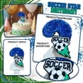 thumbnail image 2 of Soccer Star Birthday Candle - Creative Cartoon Design, Sports Theme Decor - Boys Birthday Parties, Soccer Themed Celebrations, Cake Topper Decoration, 2 of 6