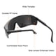 thumbnail image 3 of Gafas de Soldadura Uxcell Lente IR Sombra 8 150x120x54mm Gafas Protectores Certificadas CE, 3 of 7