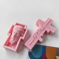 thumbnail image 3 of lanema 3D Crosses Statue Silicone Mold Unique Bust Sculpture Candle Mould Resin Gypsum, 3 of 13
