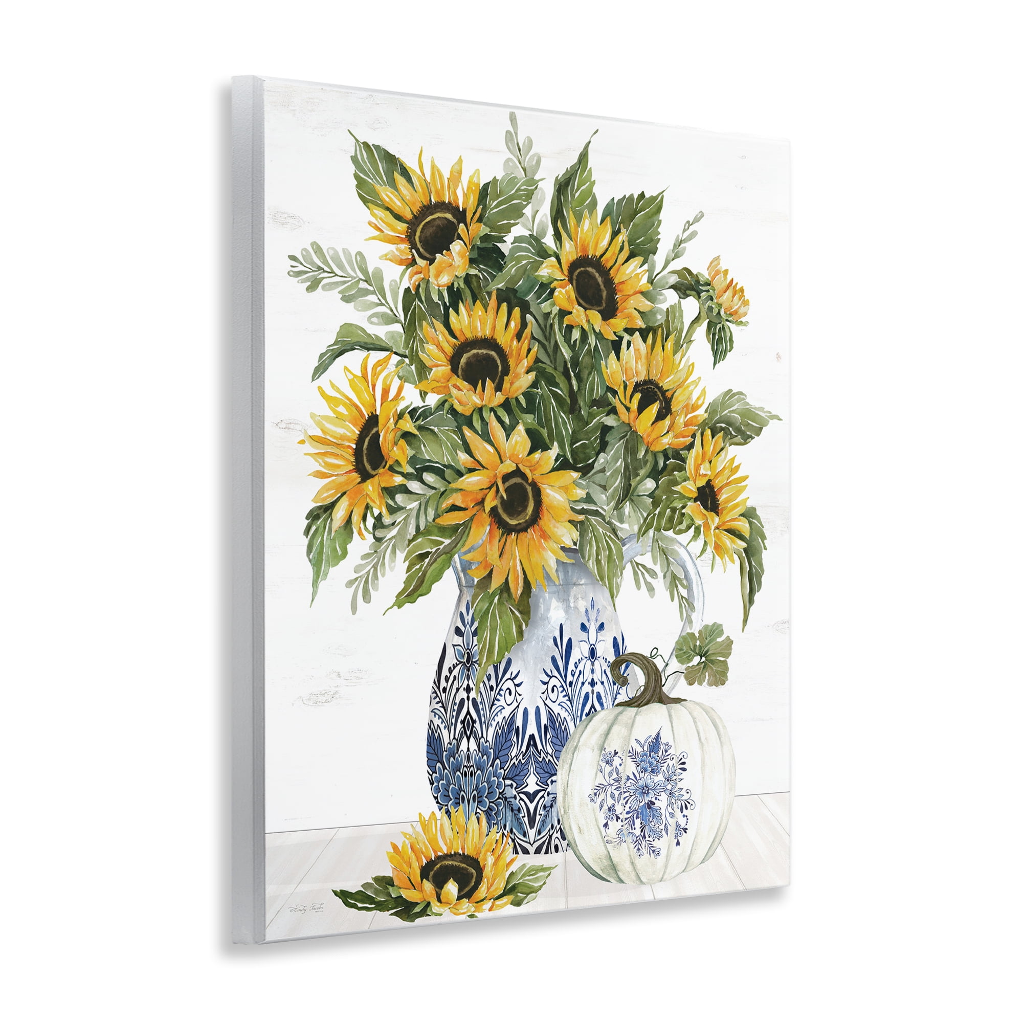 Stupell Industries Imperial Autumn Sunflowers Wall Plaque Art, design by Cindy Jacobs