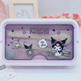 thumbnail image 3 of Sanrio Hello Kitty Kuromi Lunch Box Kuromi Melody BringCutlery Divided Bento Box  Large-Capacity Microwave Tableware Lunch Box, 3 of 7