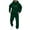 Green, variant on Afuyipoi Men Valentine's Sweatsuit Two - Piece Sets, Elastic Waist Printed Outfit with Pockets Long-Sleeve Hooded Set Blue L