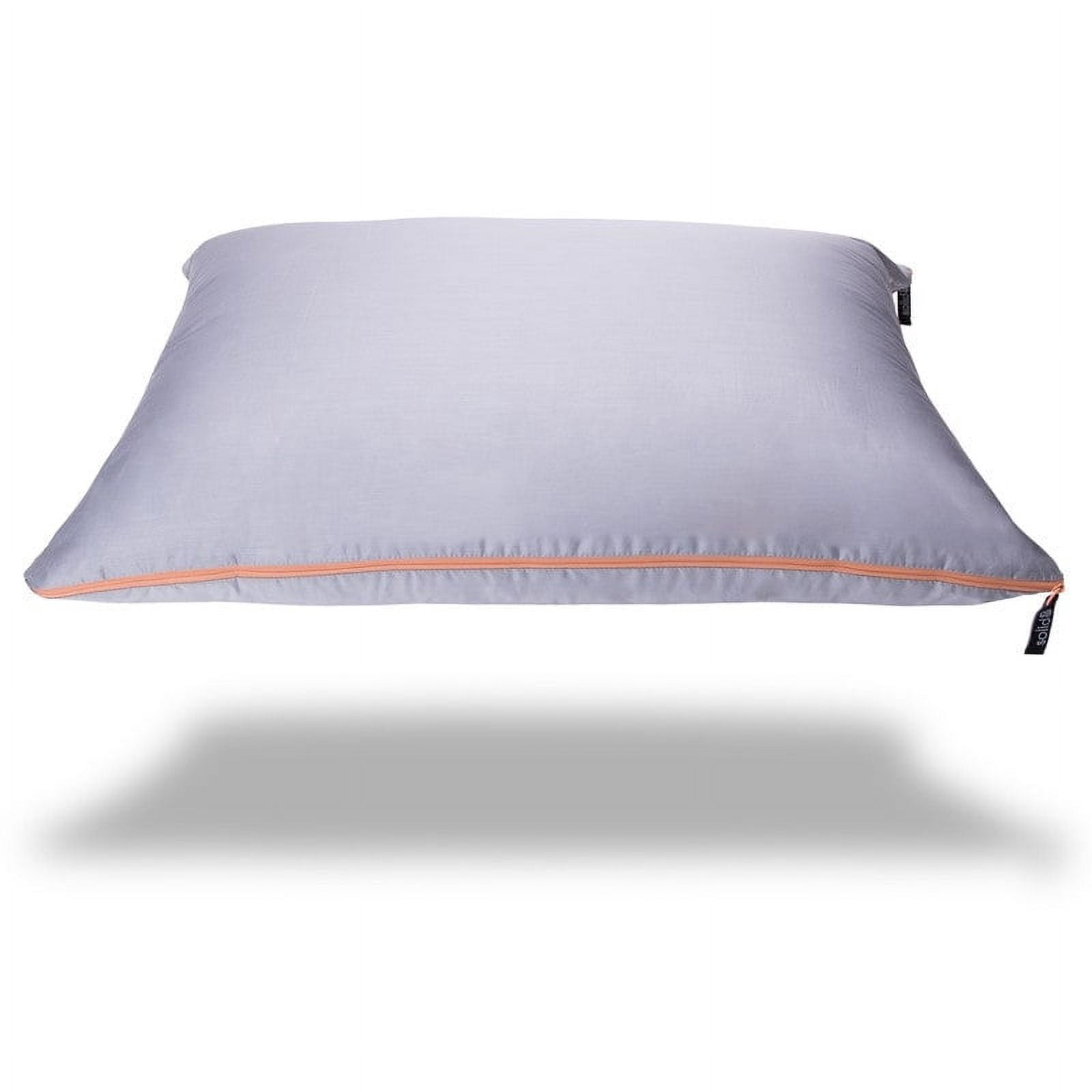 Solid8 Comfort Zip Down Alternative Bed Pillow With Allergen Barrier King