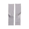 thumbnail image 3 of Arm Sleeves UV Sun Protection Cover Arms for Women Compression Sleeves With Thumb Holes Sport Arm Gardening Outdoor Fingerless Gym Gloves Grey One Size, 3 of 6