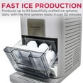 thumbnail image 6 of Frigidaire Gallery Artisanal Clear Sphere Ice Maker, Self-Cleaning Premium Ice Machine with Touch Controls, Grey, 6 of 20