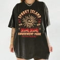 thumbnail image 3 of Spooky Island Amusement Park T-Shirt, Retro 2000s Halloween Movie Shirt, Disco Skull, Summer Spooky T-Shirt, 90s Nostalgia Halloween Tee For Halloween-Motion Tee, 3 of 6