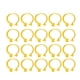 thumbnail image 4 of 100 bandas de plástico reutilizables para patas de cría, patos y gansos, color amarillo, juego de anillos para tobillos de pollo de 18 mm, 4 of 8