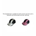 thumbnail image 5 of Riwesomey Sombrero de béisbol para hombre y mujer, gorra de cuero transpirable para adultos, para viajar, senderismo, casco de motocicleta, tocado, regalo Gafas de moto Negro Rojo Riwesomey VI016797-02, 5 of 5