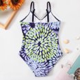 thumbnail image 5 of Generic Girls Swimsuit One Piece Bathing Suit Quick Dry Beach Swimwear Cute Cross Shoulder Strap Swimming Suits for 8-14 Years, 5 of 5