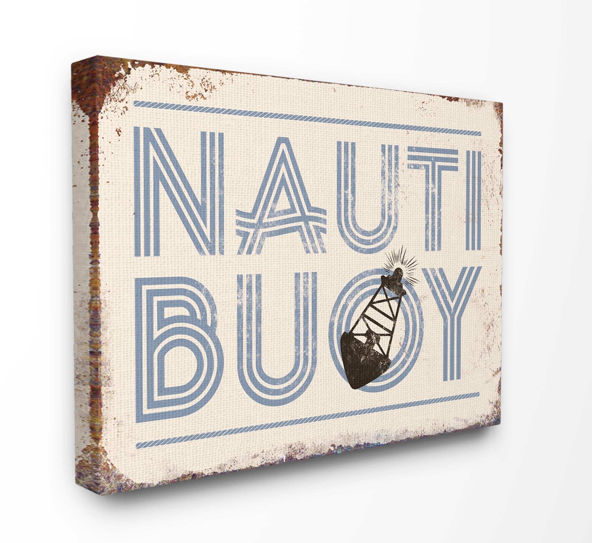 The Stupell Home Decor Collection Nauti Buoy Funny Ocean