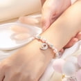 thumbnail image 5 of 4th-9th Birthday Gifts, Pink Pearl and Rhinestone Lucky Number Bracelet for Girls Daughter Granddaughter Niece, 5 of 6