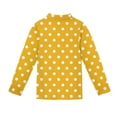 thumbnail image 5 of CCRFTGI Polo Shirts for Child Girls Size 7 Uniform Polka Dots Shirts Athletic Sport Pique Collared Polos Casual Quick Dry Summer polo shirts Yellow 9-10 Years, 5 of 5
