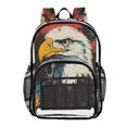 thumbnail image 2 of Iauyy Clear Backpack Heavy Duty PVC Transparent Backpack for College Workplace, Animal Pride, 2 of 8