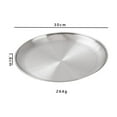 thumbnail image 2 of Mosiee Lightweight Stainless Steel For Camping Plates Set Perfect For Outdoors, 2 of 8