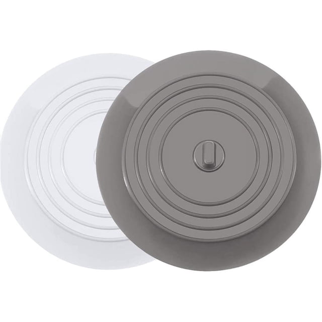 2 Piezas Tapones de Drenaje Tapón de Fregadero de Cocina Tapones de Bañera de Silicona Universales Tapón de Fregadero de Bañera de Silicona Tapón de Bañera Tapón de Fregadero