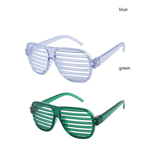 CSCHome Dogs Cat Glasses Costume/Comfortable Lightweight Cats Shutter Glasses for Daily Party Pets Photo Props 2PCS Green Blue