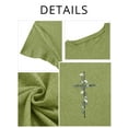 thumbnail image 7 of XCHQRTI Faith Shirts Plus Size for Women Christian Graphic Shirts Oversized Inspirational Tee Tops, 7 of 7