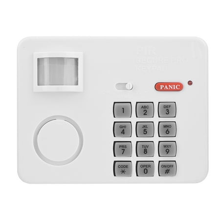 Home Security Alarm System with Wireless PIR Motion Sensor and Keypad Remote
