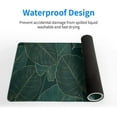 thumbnail image 4 of Tropical Leaves Extended Mouse Pad, XL Gaming Mouse Pads, Large Big Mousepad Laptop Computer Keyboard Mat Desk Pad with Non-Slip Base Stitched Edge for Gaming Office, 31.5x11.8 Inch, 4 of 5