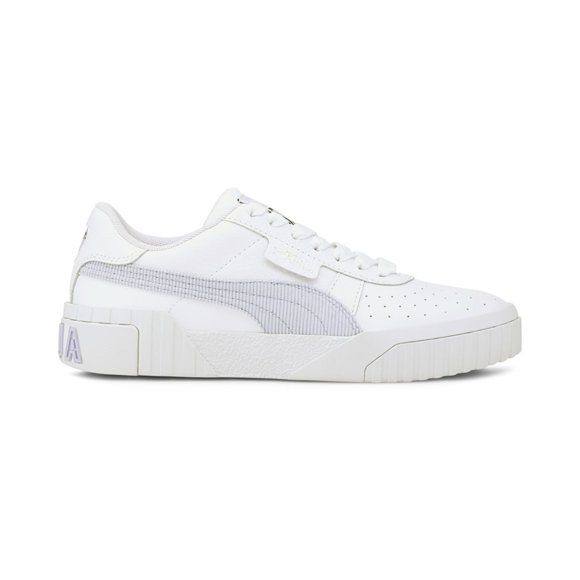 PUMA Women's Cali Corduroy Puma White/Purple Heather Sneakers 37466302<span> - </span>7