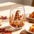 thumbnail image 4 of Fall Motif Thanksgiving Ceramic Coffee Mug With Wooden Lid And Spoon Microwave Dishwasher Safe Insulated Porcelain Cup For Hot Drinks, 4 of 4