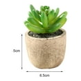 thumbnail image 5 of Upgraded Mini Fake Succulent Plants - 1 Set Potted Artificial Succulents for Home Office Desk Decor | Assorted Small Faux Desktop Plants, 5 of 8