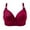 Red, variant on Erwazi Womens Wireless Full-Coverage Bra Comfortable Wirefree Push Up Bra Daily Underwear