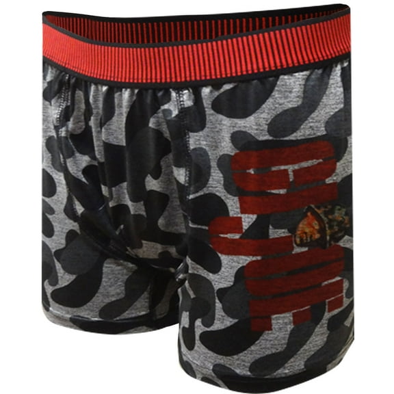 Mad Engine Mens GI Joe Real American Hero Camo Boxer Briefs (Small)